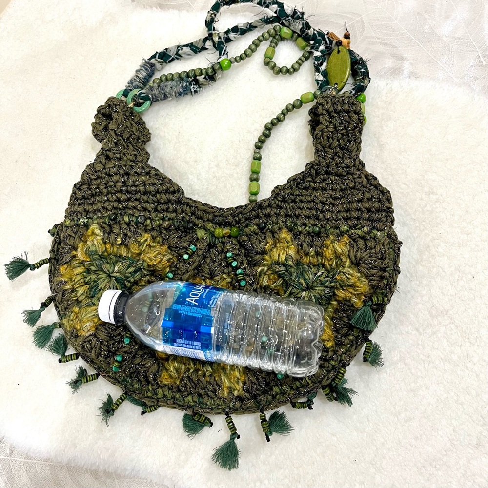 Hand made Crochet Boho Tote Bag - Picture 15 of 16